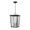Z-Lite Seoul 2 Light Outdoor Chain Mount Ceiling Fixture, Oil Rubbed Bronze & Clear 571CHB-ORB - alternate 5